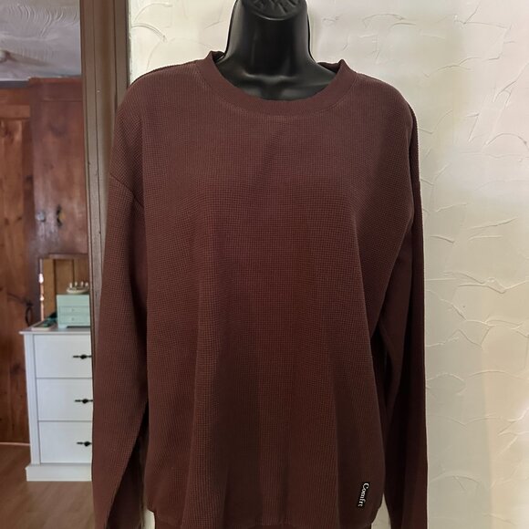 Comfrt Waffle Lounge Hoodie and Sweatpant Set in Cocoa - Medium (NWT) - Picture 7 of 7